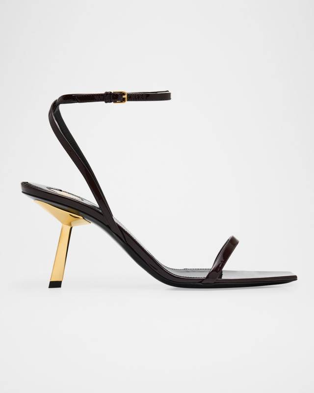 Lee Leather Ankle-Strap Sandals